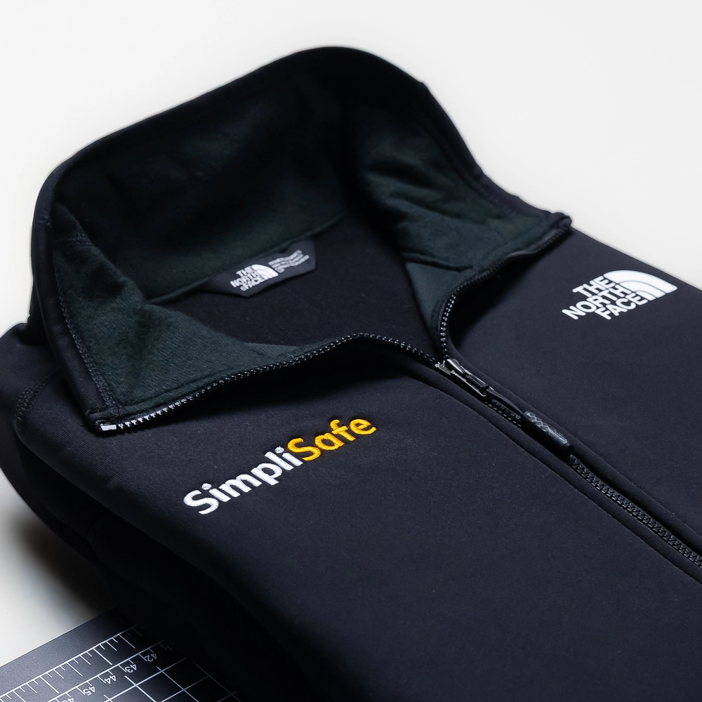 Custom The North Face backpack. Customized North Face jackets. North Face custom embroidery.